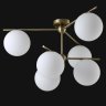 Потолочная люстра Crystal Lux FELIZ SP-PL6 BRONZE/WHITE