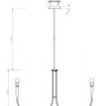 Люстра на штанге Freya Branches FR5253PL-08BS