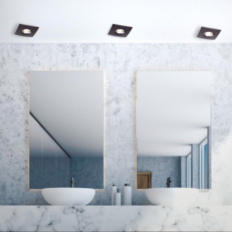 Встраиваемый светильник с лампочкой Novotech Water 370796+Lamps Gu10