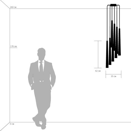 Подвесная люстра Lightstar Meta Duovo 807087