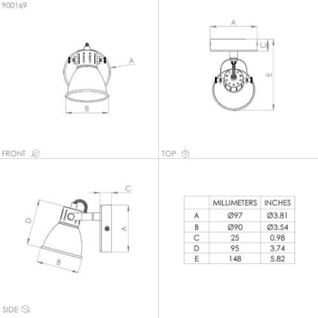 Спот Eglo Seras 900169