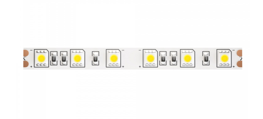 5м. Светодиодная лента теплого цвета 3000К, 14,4W, 24V, 60LED, IP20 Led strip Maytoni 10168