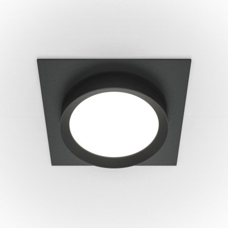 Встраиваемый светильник Maytoni Hoop DL086-GX53-SQ-B