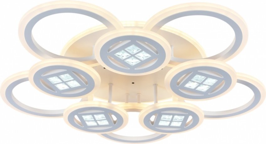 Потолочная диммируемая люстра с пультом ДУ Escada Cassiopeia 10205/10LED BL White