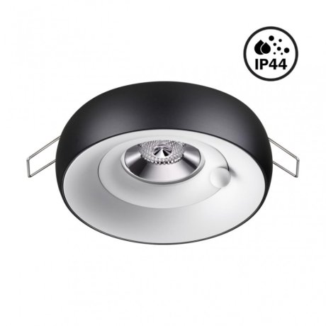 Встраиваемый светильник с лампочкой Novotech Water 370798+Lamps Gu10