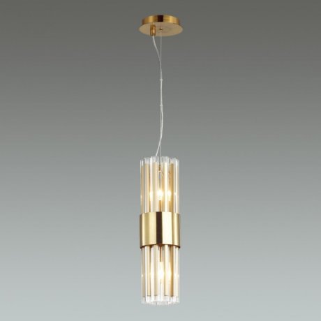 Подвесной светильник с лампочками Odeon Light Viketa 4786/2+Lamps E14 Свеча