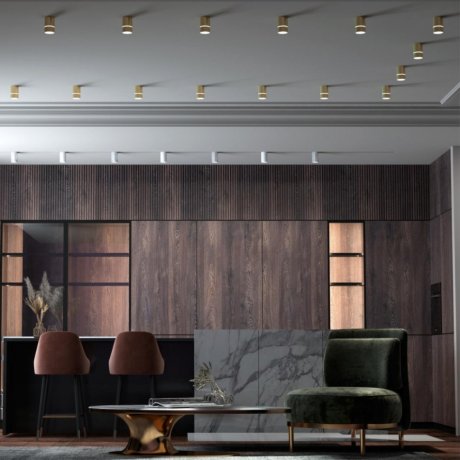 Накладной светодиодный светильник Elina 370734