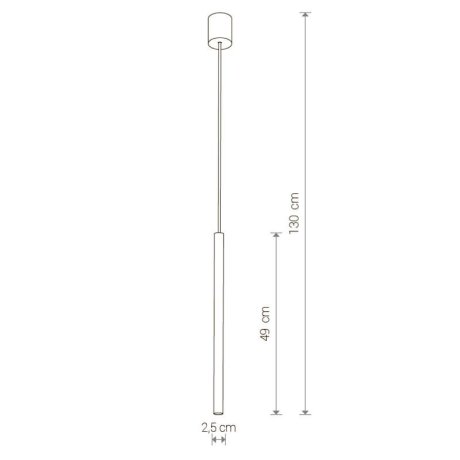 Подвесной светодиодный светильник Nowodvorski Laser Black I 8797