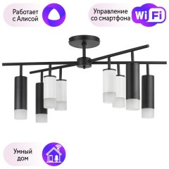LR7283648741 Потолочная люстра Rullo Lightstar с поддержкой Алисы, (комплект из 571728+214436-4+214487-4+202431-8)