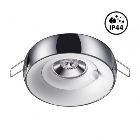 Встраиваемый светильник с лампочкой Novotech Water 370799+Lamps Gu10