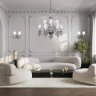 Подвесная люстра с подвесками Loft IT Zenith 10210/8 White