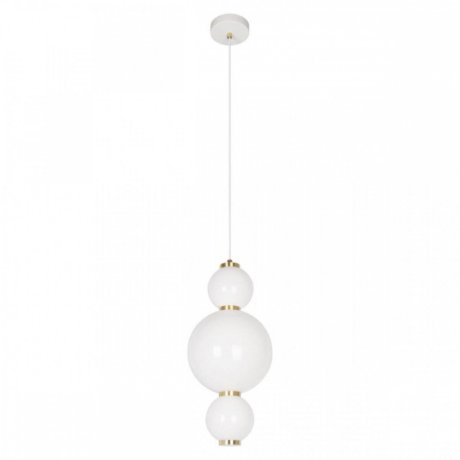 Подвесной светодиодный светильник с белыми плафонами Loft IT Pearls 10205/A
