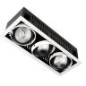 Встраиваемый светодиодный светильник Ambrella light Cardano T813 BK/CH 3*12W 4200K