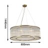 Подвесная люстра Favourite Wonderland с лампочками 2907-8P+Lamps E14 Свеча
