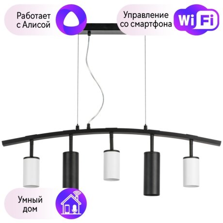 LR735363872 Подвесной светильник Rullo Lightstar с поддержкой Алисы, (комплект из 571735+214436-3+214487-2)