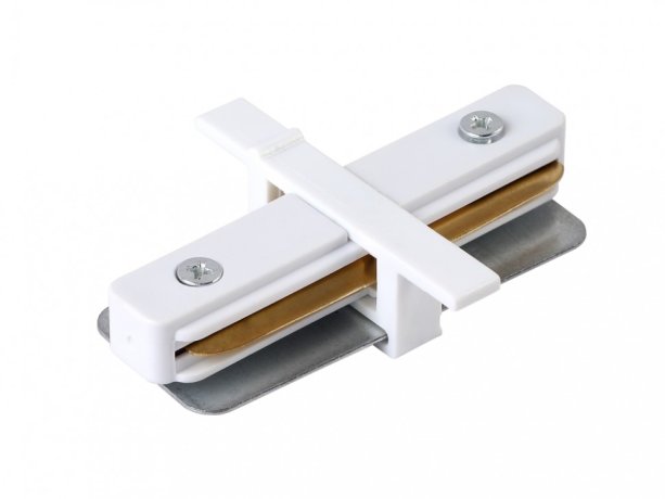 Соединитель прямой для однофазного шинопровода CLT 0.2211 Crystal Lux CLT 0.2211 01 WH