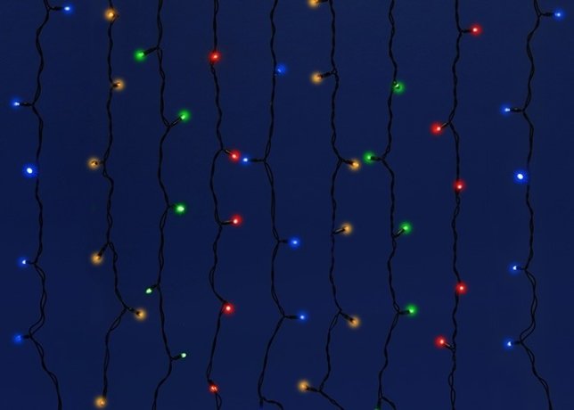 Занавес светодиодный 3х2м с эффектом мерцания Uniel UL-00003937 (ULD-C2030-240-TBK)