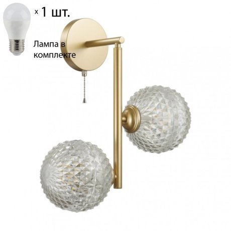 Бра с лампочками Lumion Geneva 5292/2W+Lamps E27 P45