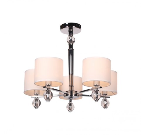 Люстра на штанге Escada 667/5P E14*40W Chrome BELIEF