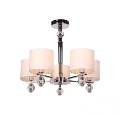 Люстра на штанге Escada 667/5P E14*40W Chrome BELIEF