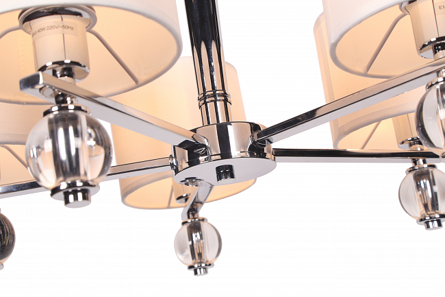 Люстра на штанге Escada 667/5P E14*40W Chrome BELIEF