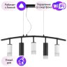 LR7353638721 Подвесной светильник Rullo Lightstar с поддержкой Алисы, (комплект из 571735+214436-3+214487-2+202431-5)