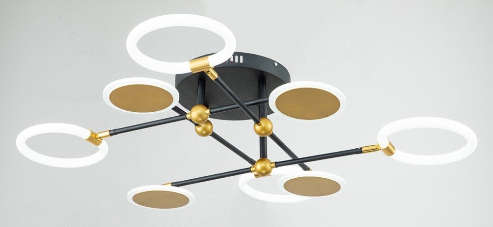 Потолочный светильник Escada 10247/8 LED LED*63W Black/Gold CASSIOPEIA