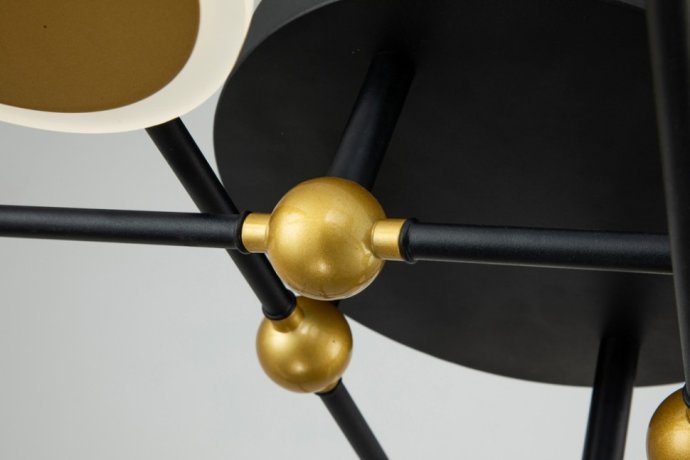 Потолочный светильник Escada 10247/8 LED LED*63W Black/Gold CASSIOPEIA