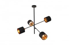 Люстра на штанге Escada Denver 1109/4P Black/Gold