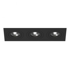 i537070707 Встраиваемый точечный светильник Intero 16 Triple Quadro Lightstar (комплект из 217537+217607+217607+217607)