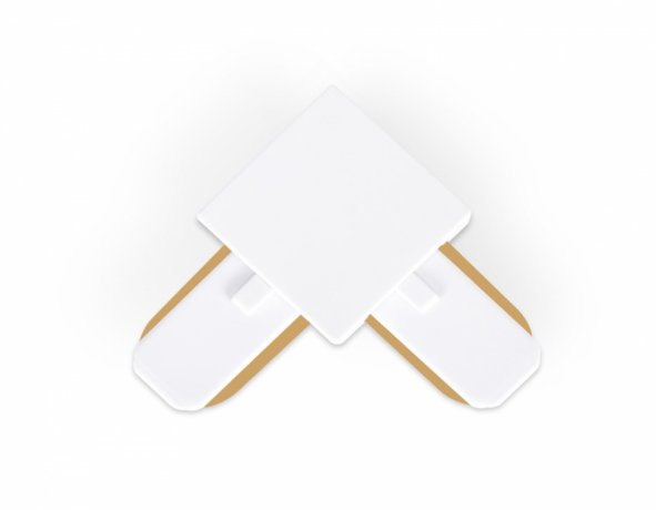Соединитель L-образный для однофазного шиноровода Ambrella light Track System GL7070 WH