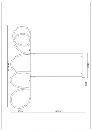 Подвесной светильник Arte Lamp Klimt A2850SP-75BK