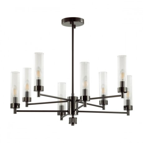 Люстра на штанге с лампочками Lumion Kamilla 5275/8C+Lamps E14 Свеча