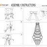Подвесная светодиодная люстра с пультом ДУ Kink light Тор 08537,19
