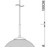 Подвесной светильник Arte Lamp Jupiter Gold A7963SP-1GO