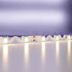 5м. Светодиодная лента теплого цвета, 3000К, 12W, 24V, 60LED, IP20 Led strip 20044