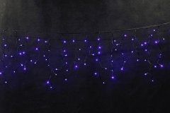 3x0.6м. Гирлянда бахрома с контроллером морозостойкий 140LED (синий) A-020 LED BL Sneha 1049171