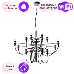 Подвесная люстра DIVINARE MOLTO с поддержкой Алиса 8030/02 LM-18-A