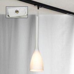 Однофазный светильник на подвесе для трека Lussole Loft Varmo LSN-0106-01-TAW