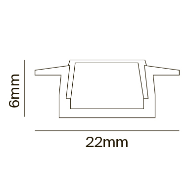 2м. Встраиваемый алюминиевый профиль для светодиодной ленты Maytoni Led strip ALM001S-2M