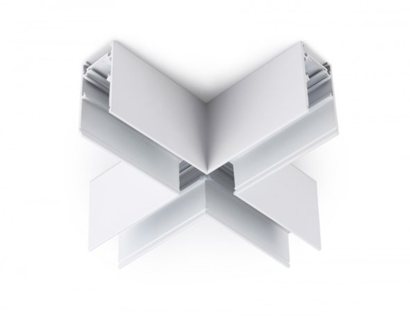 Коннектор X-образный для накладного шинопровода Magnetic Ambrella light TRACK SYSTEM GL3375