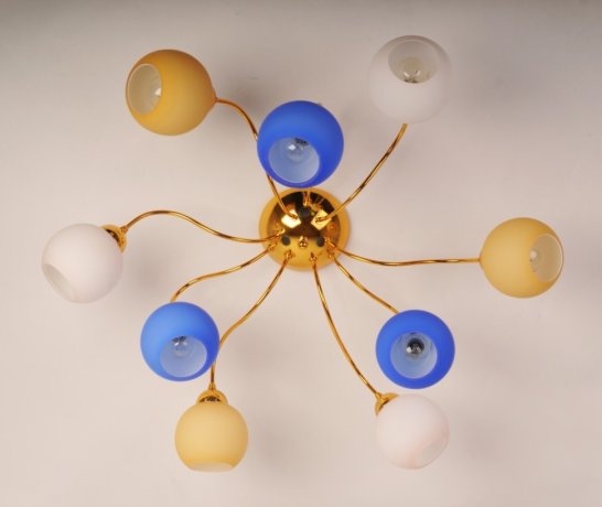 Потолочная люстра Doge Luce 350PL9GO-MIX