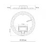 LED модуль с драйвером и линзованным рассеивателем на магнитах Novotech 357752