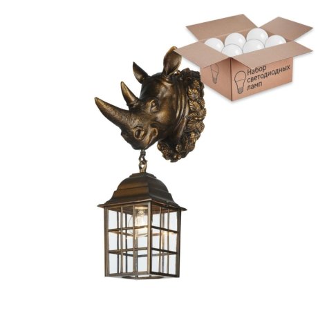 Настенный светильник с лампочкой Favourite Hunt 2033-1W+Lamps А60