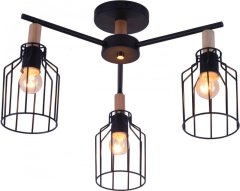 Потолочный светильник Escada 469/3PL E27*60W Black TEXAS