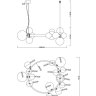 Подвесная люстра Arte Lamp Vincent A7790SP-15BK