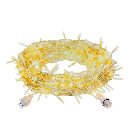 1*4м. Электрогирлянда-конструктор ''Занавес'' 192LED (желтый) IP44 Vegas 55028
