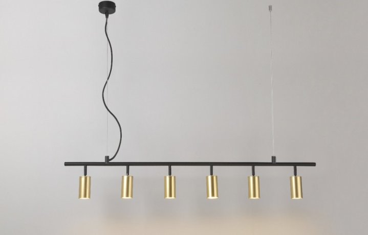 Подвесной светильник Crystal Lux CLT 015C6 L1200 BL-GO