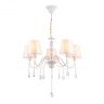 Подвесная люстра с абажуром и хрусталем Ambrella light TRADITIONAL TR4603