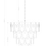 Подвесная люстра Arte Lamp Sophia A4066LM-11PB